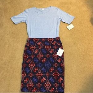 NWT LuLaRoe Multicolored Cassie Skirt